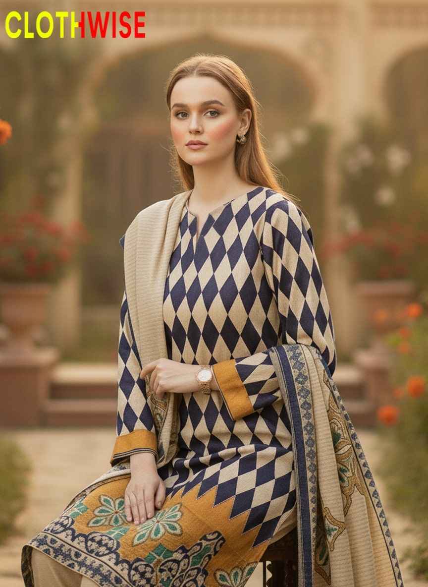 Slub Essence – 2PC/3-PCS Printed Slub Lawn by Clothwise