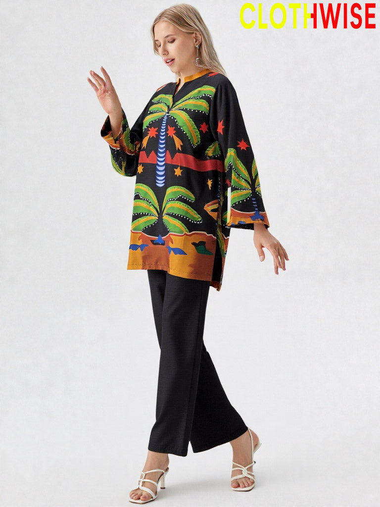 Saiyaara – Printed Slub Lawn Co-ord Set