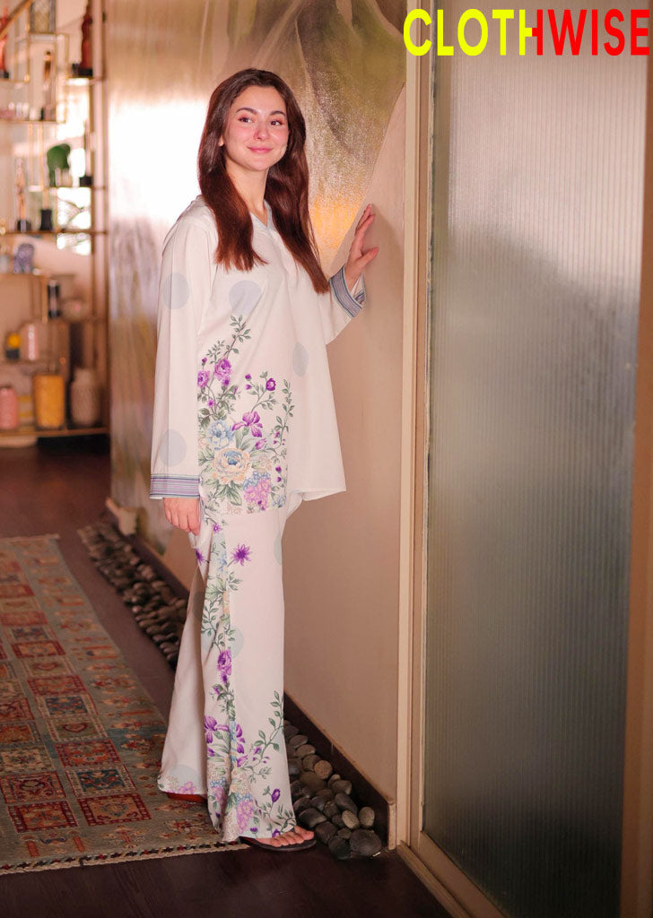 Saiyaara – Printed Slub Lawn Co-ord Set