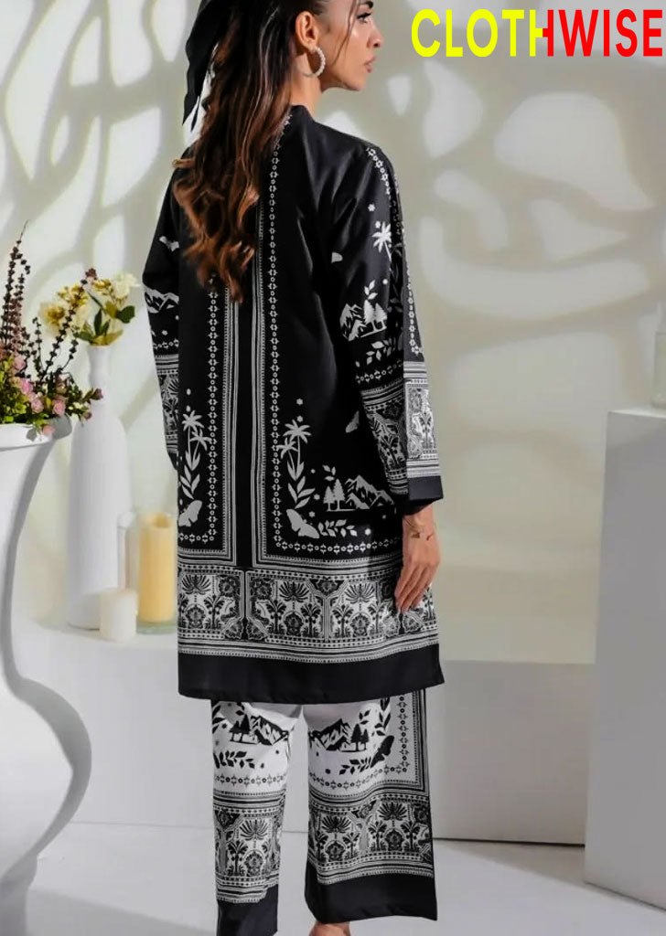 Saiyaara – Printed Slub Lawn Co-ord Set