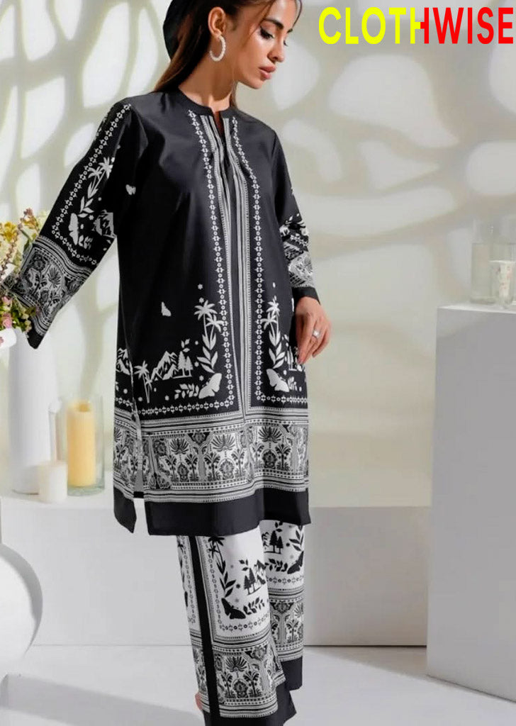 Saiyaara – Printed Slub Lawn Co-ord Set