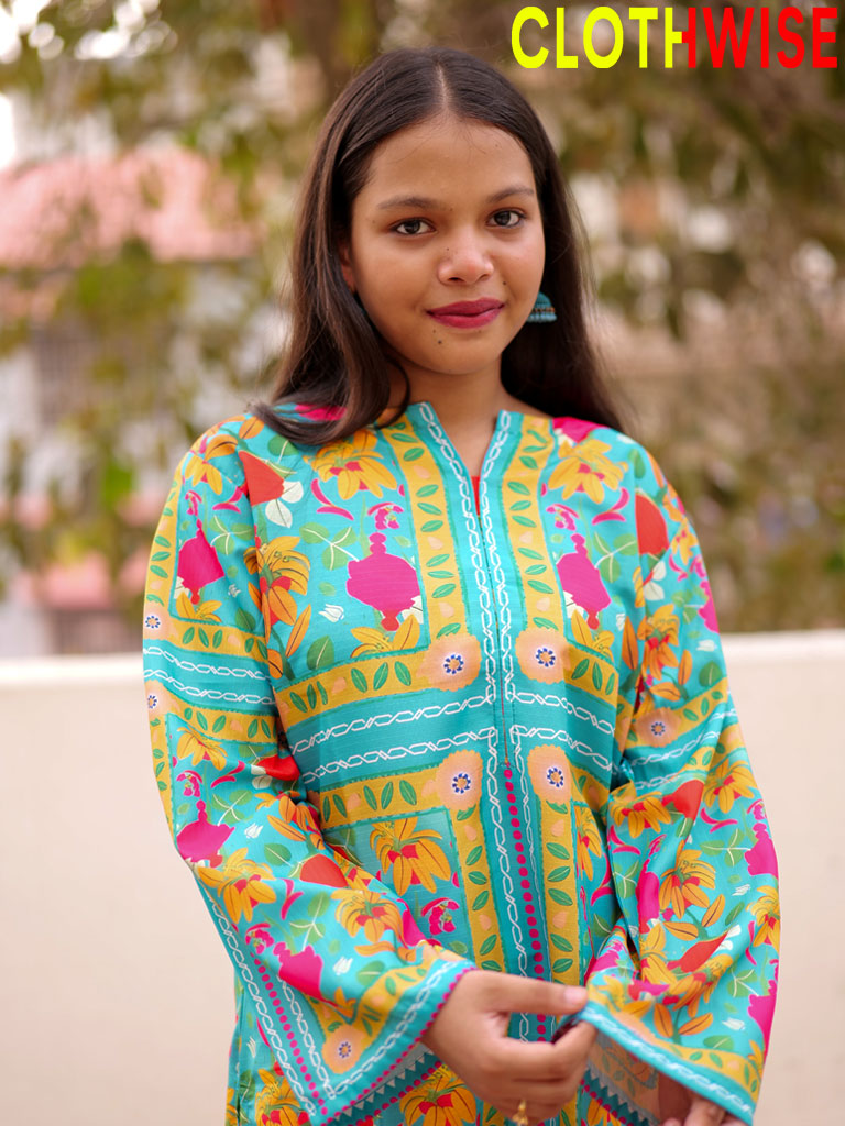 Saiyaara – Printed Slub Lawn Co-ord Set