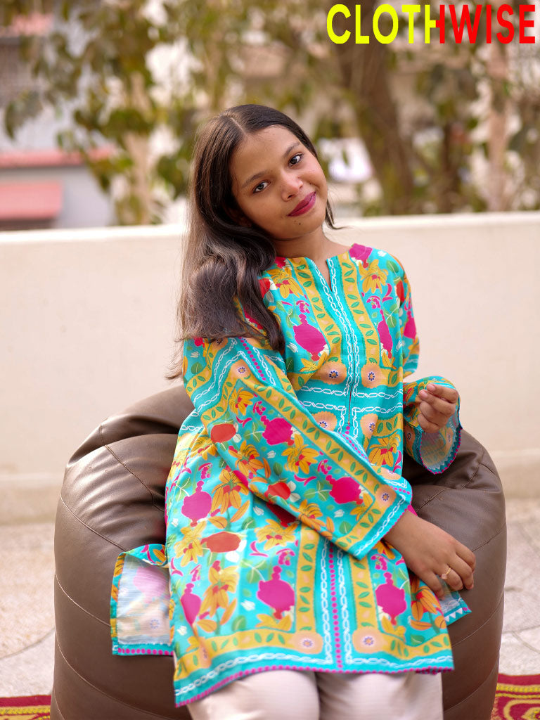 Saiyaara – Printed Slub Lawn Co-ord Set
