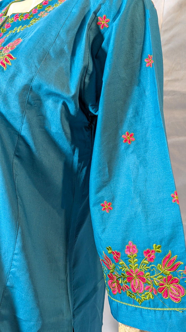 Rangzaar β 2 Piece Embroidered Cotton Co-ord Set for Girls & Women