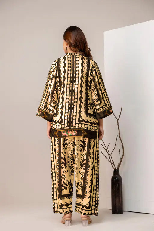 Saiyaara – Printed Slub Lawn Co-ord Set