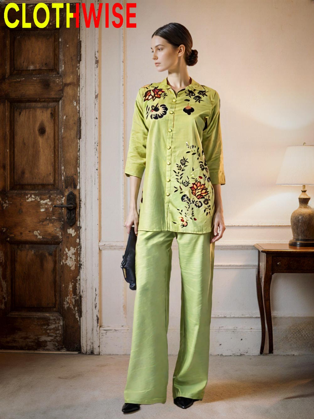 cotton embroidred co-ord sets 2-pcs