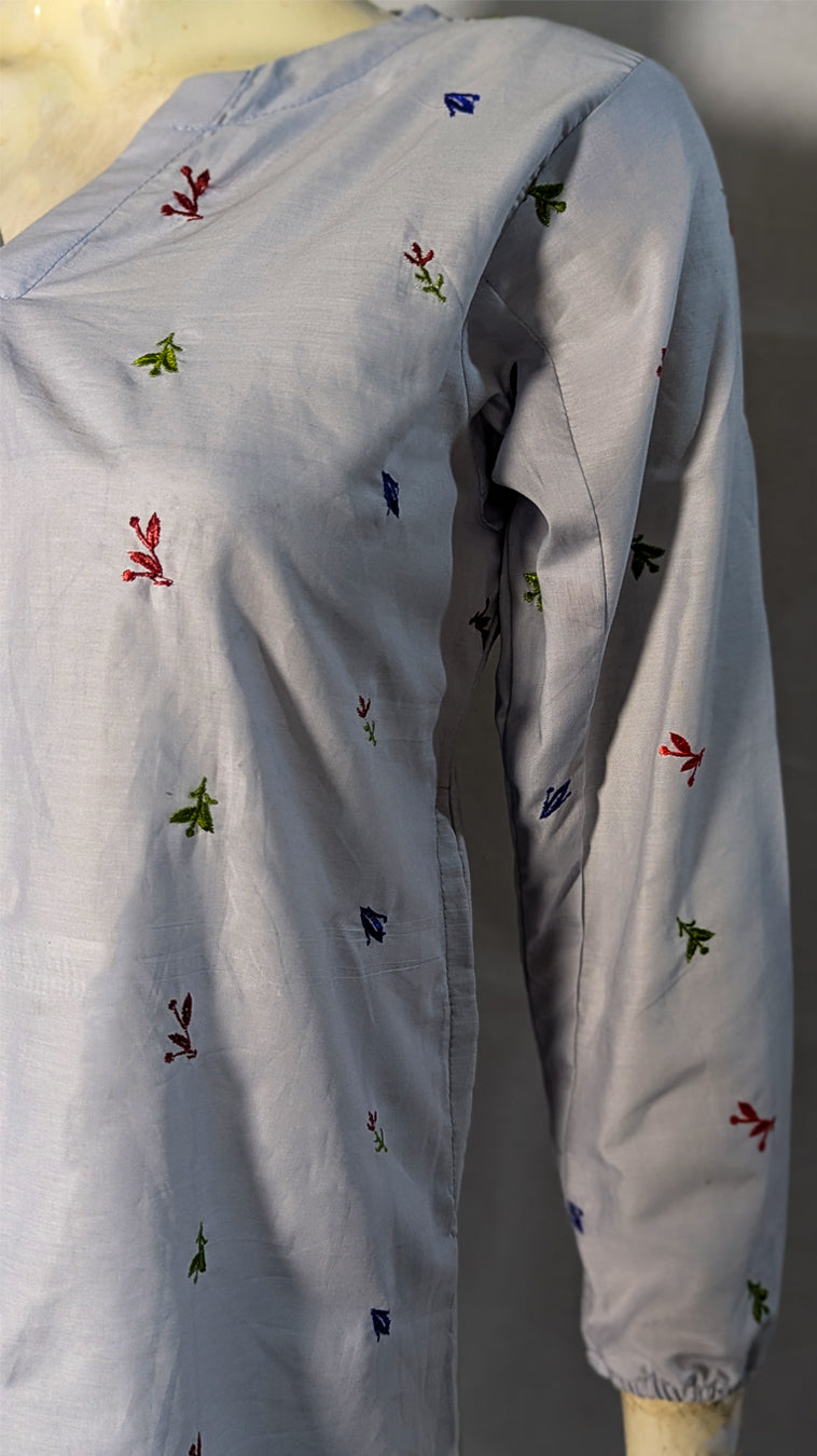 Blossom – Embroidered Co-ord Set with Side Pockets