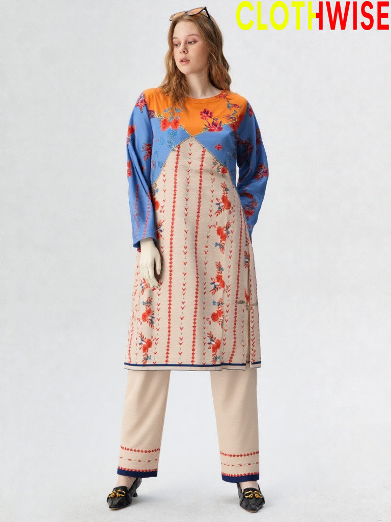 Slub Essence – 2PC Printed Slub Lawn by Clothwise