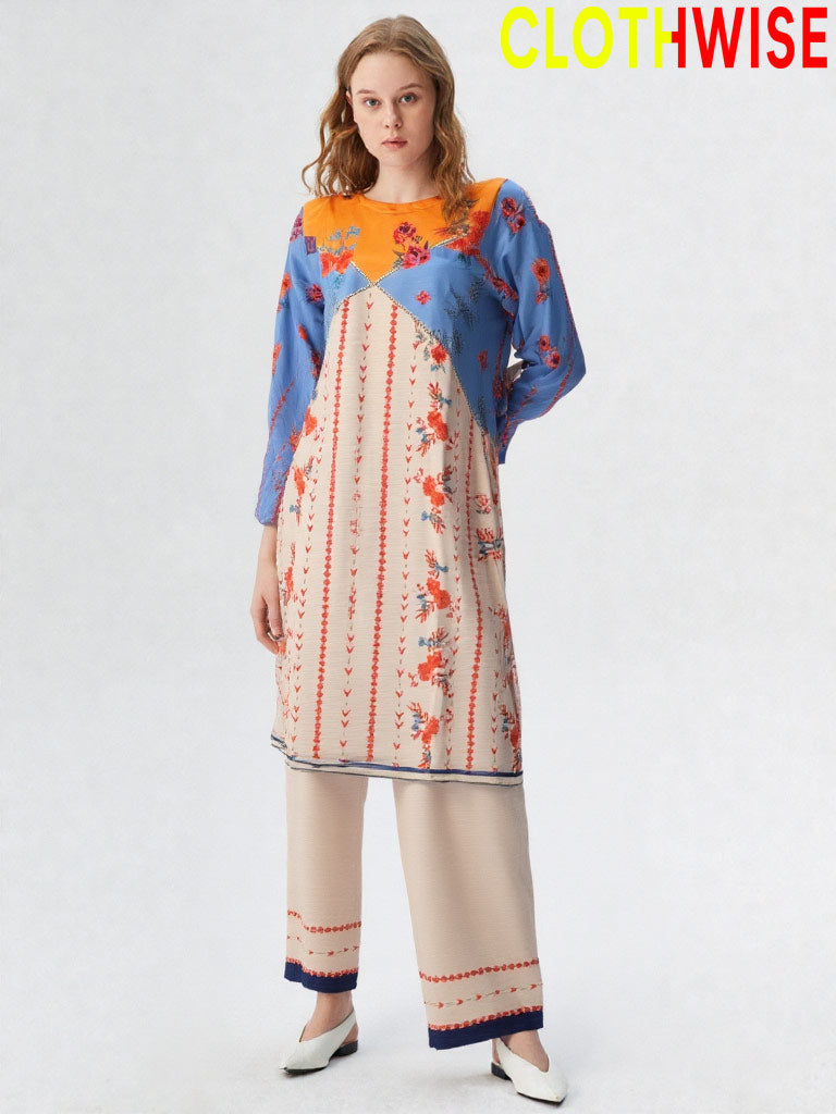 Slub Essence – 2PC Printed Slub Lawn by Clothwise