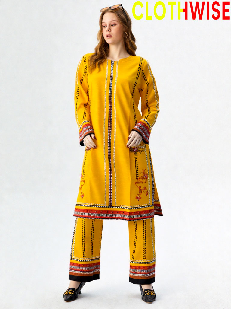 Slub Essence – 2PC Printed Slub Lawn by Clothwise