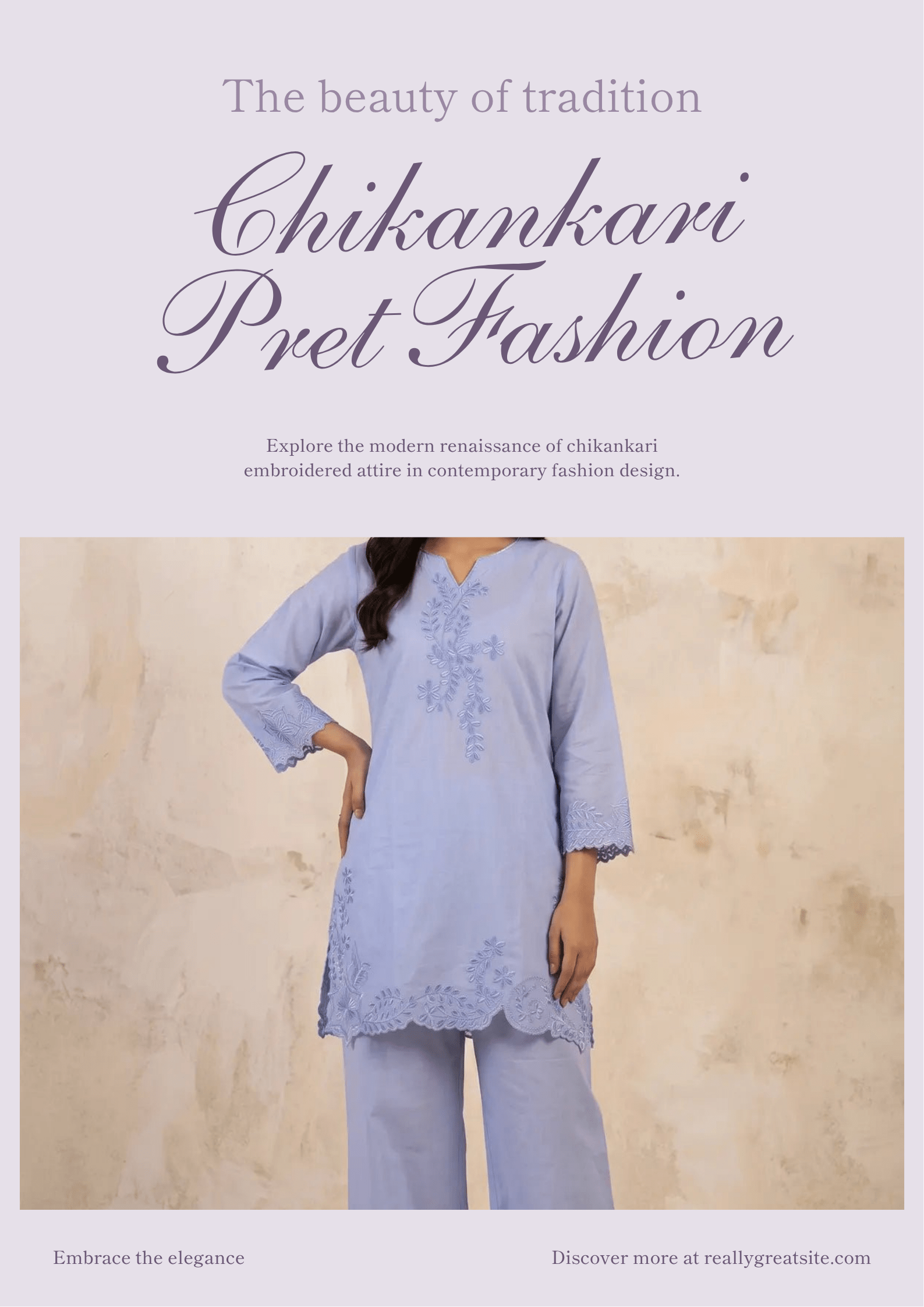 Chikankari Pret - CLOTHWISE