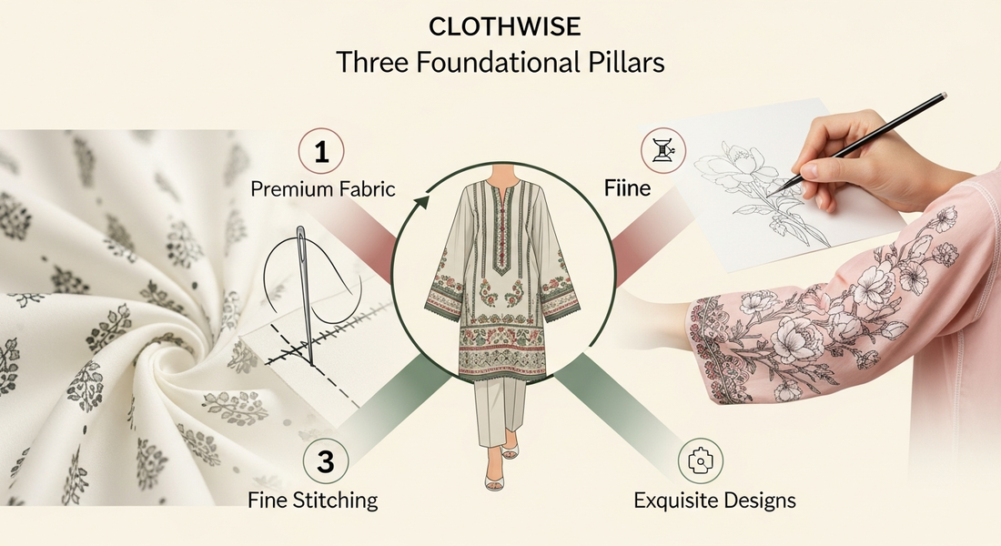 CLOTHWISE: Discover Pakistani Co-ord Sets – Premium Fabric, Fine Stitching, Exquisite Designs