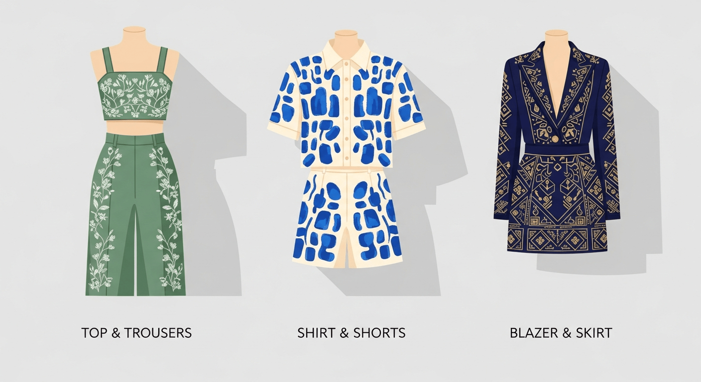 Embroidered Co-ord Sets: The Ultimate Guide to Style Tips & Top Picks - CLOTHWISE