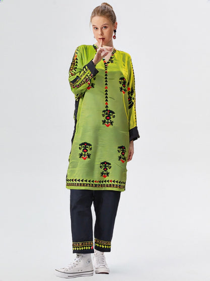Slub Essence – 2PC Printed Slub Lawn by Clothwise
