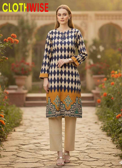 Slub Essence – 2PC/3-PCS Printed Slub Lawn by Clothwise