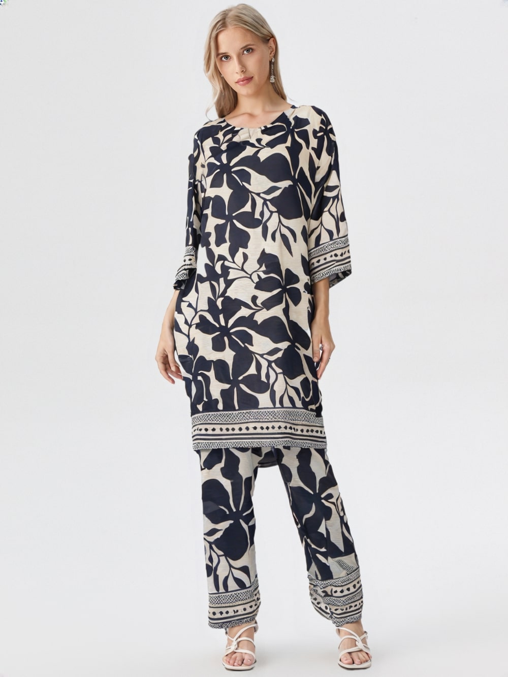Slub Essence – 3-PCS/2PC Printed Slub Lawn by Clothwise