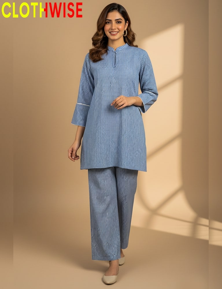 womens wearing cotton printed 2-pcs