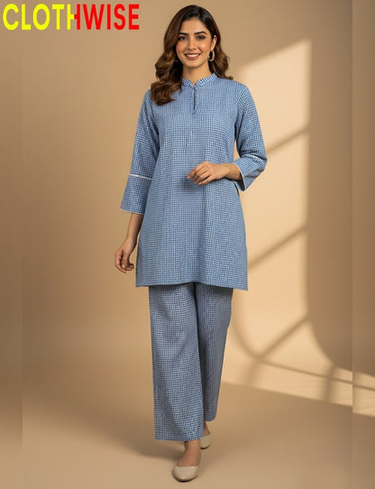 womens wearing cotton printed 2-pcs