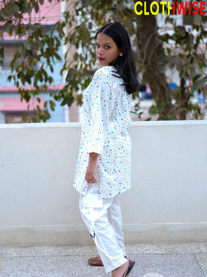 Trooper Co-ord Set | Printed Cotton Shirt & Cargo Trouser with Pockets