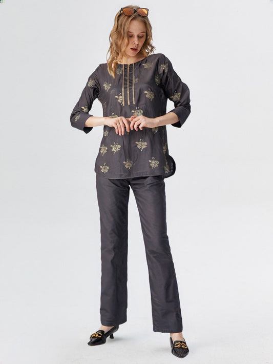 Chandni – Embroidered Co-ord Set by Clothwise