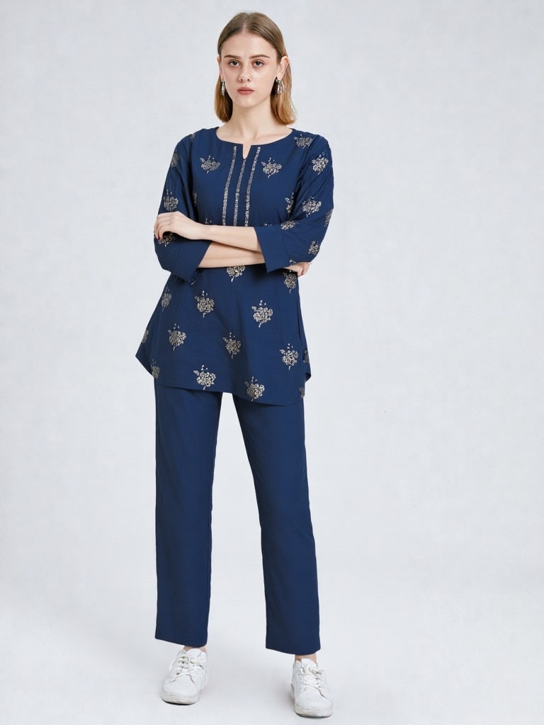 Chandni – Embroidered Co-ord Set by Clothwise