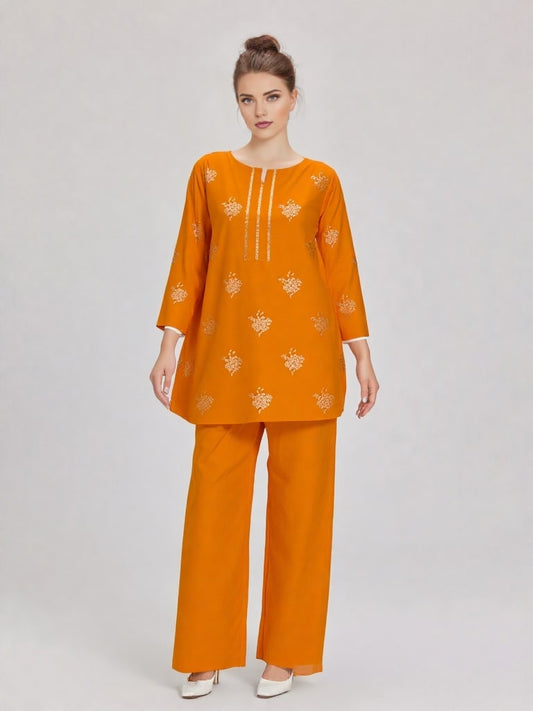 Chandni – Embroidered Co-ord Set by Clothwise