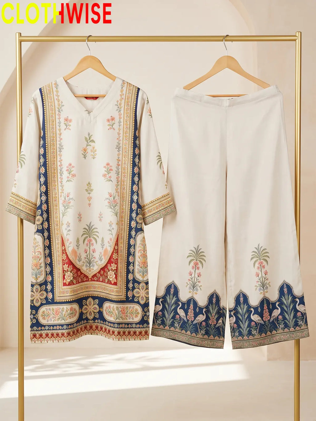 Garden Muse Printed 2-Piece Suit