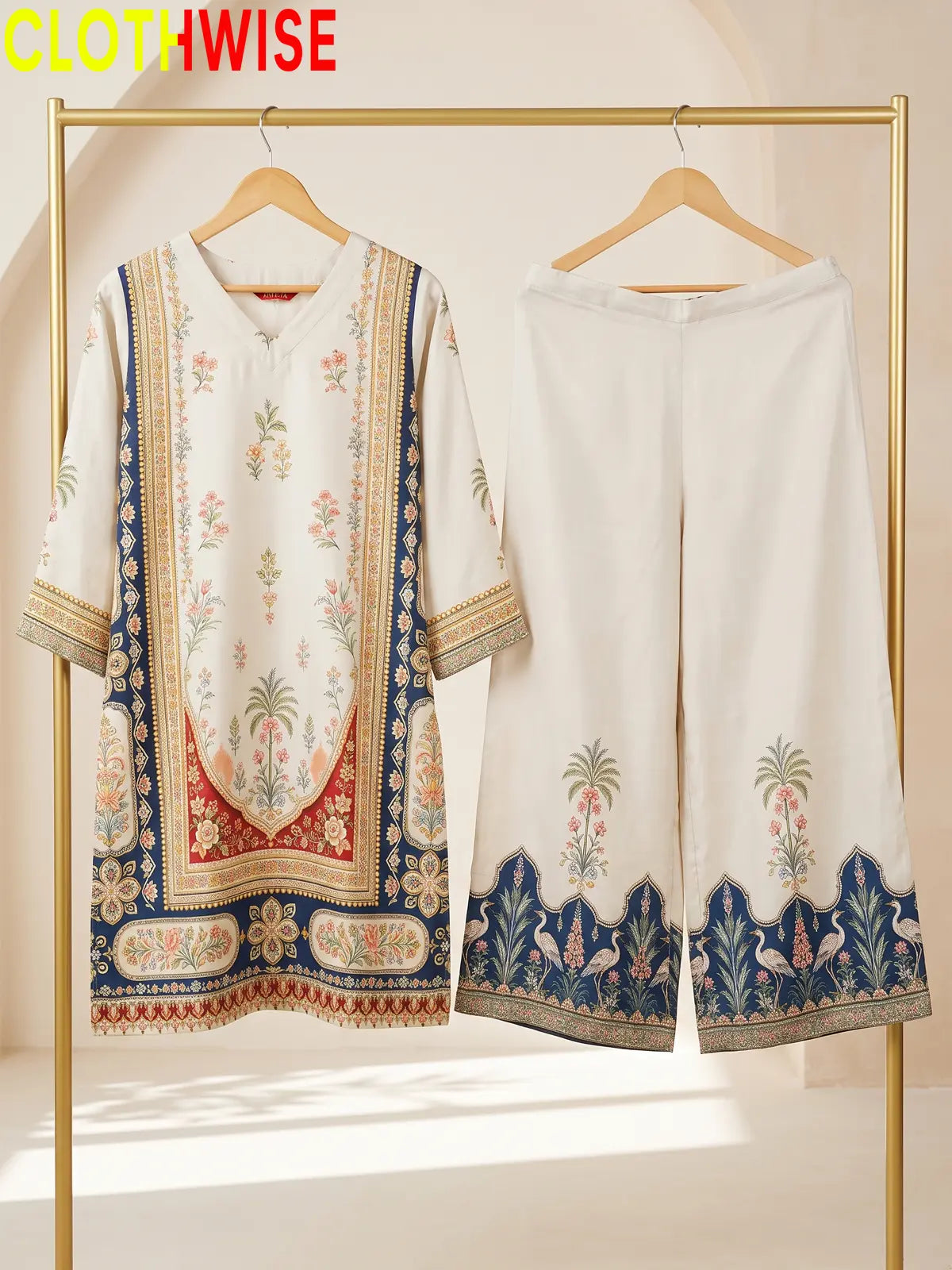 Garden Muse Printed 2-Piece Suit