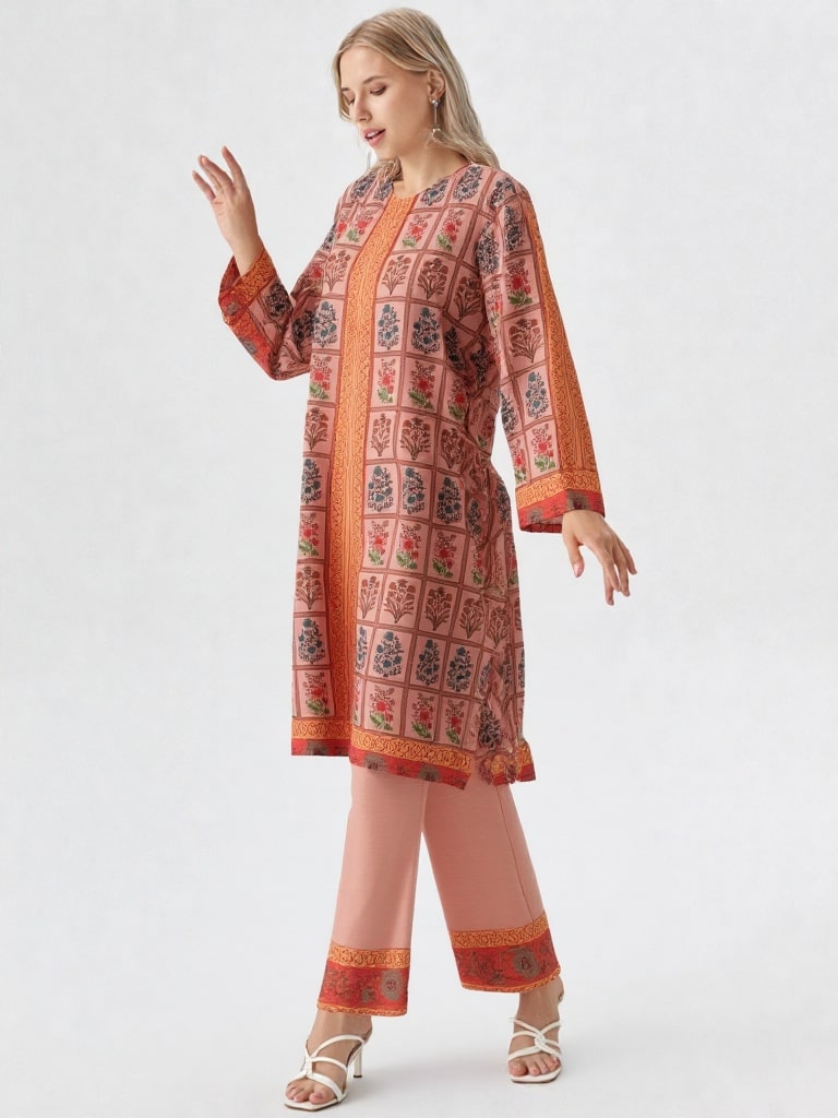 Slub Essence – 3-PCS/2PC Printed Slub Lawn by Clothwise