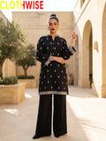 Amal Embroidered Cotton 2-Piece Suit | Booti Kurta with Flapper