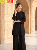Zimal - Chikankari Embroidered 2Pc Cotton Suit | Eastern Wear