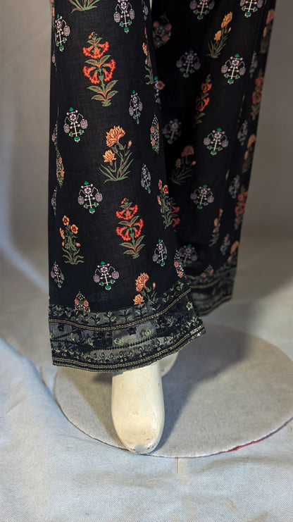 Noor-e-Nawazish – 3 Piece Embroidered Lawn Suit with Embroidered Shirt & Trouser