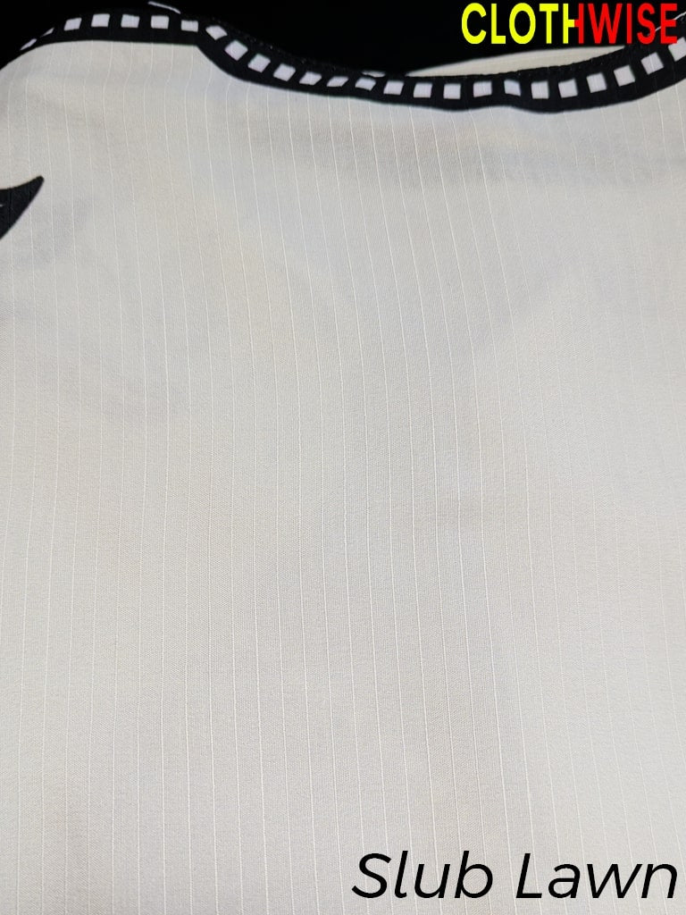 Amara Long Edition – B&W Signature Crepe Silk / Slub Lawn 2-Piece