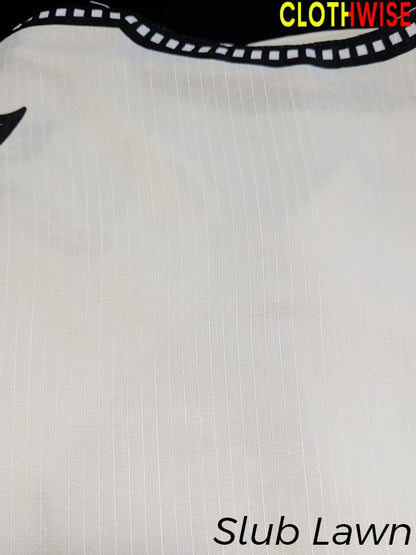 Amara Long Edition – B&W Signature Crepe Silk / Slub Lawn 2-Piece