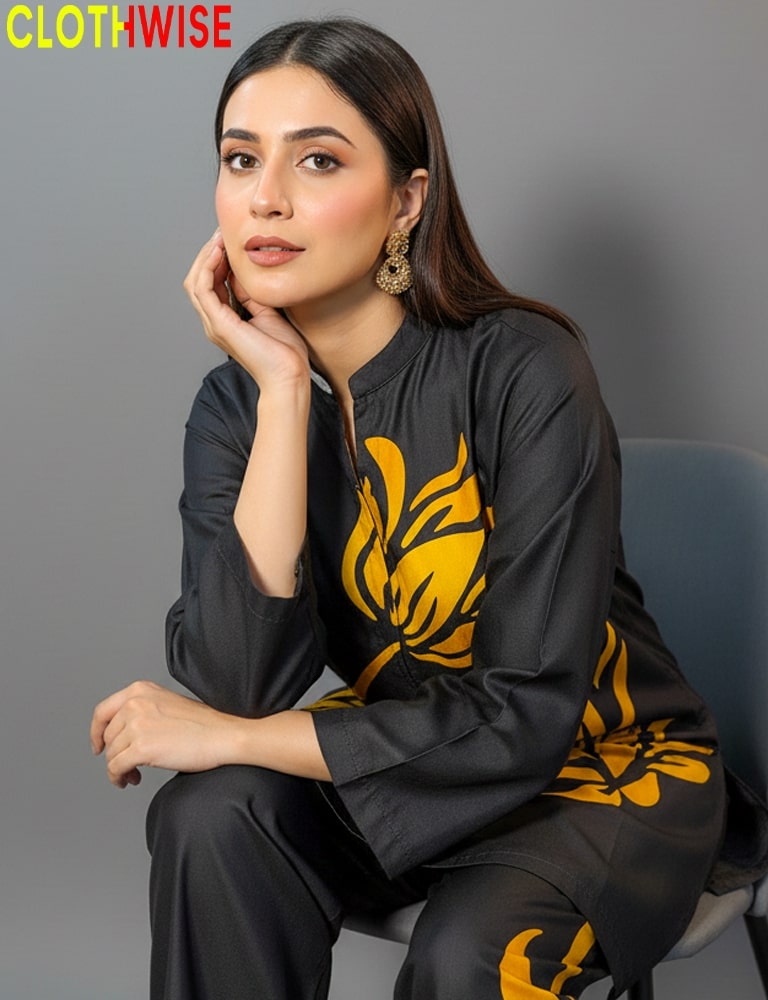 Crepique – Luxury Crepe Silk Printed Co-ord Set Petal