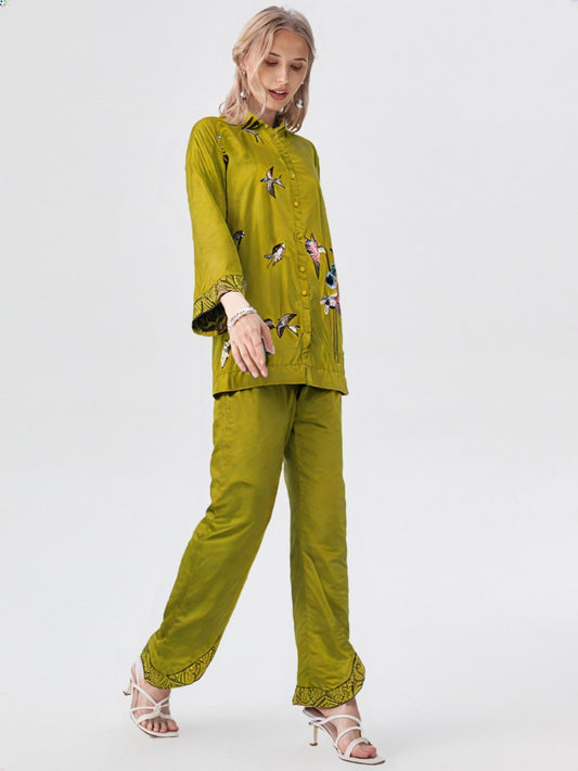 Avenya – Premium Embroidered Co-Ord Set (2-Piece)