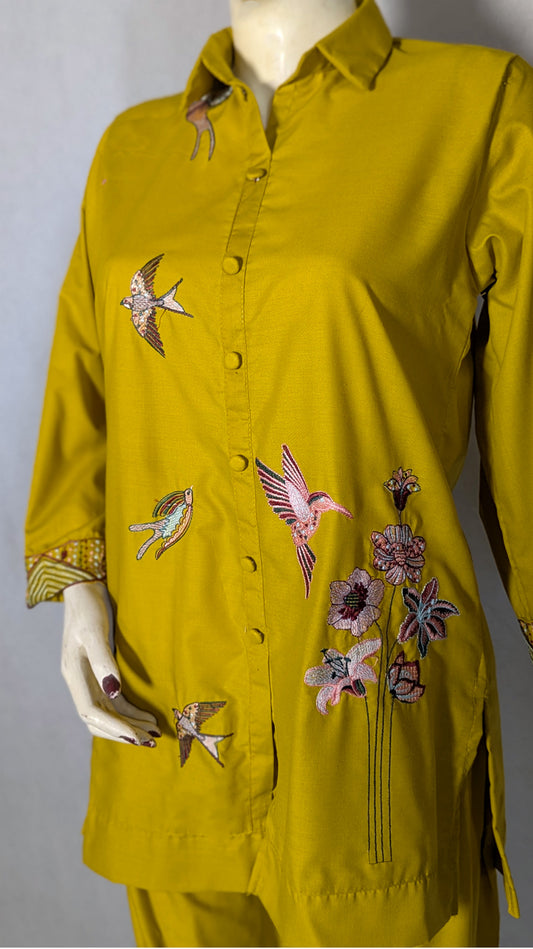 Avenya – Premium Embroidered Co-Ord Set (2-Piece)