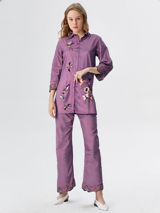 Avenya – Premium Embroidered Co-Ord Set (2-Piece)