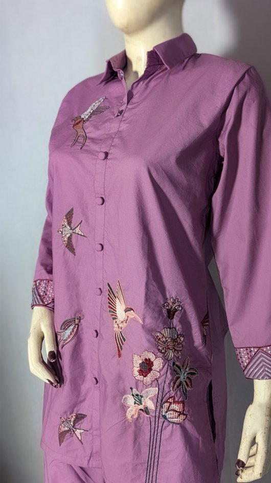 Avenya – Premium Embroidered Co-Ord Set (2-Piece)