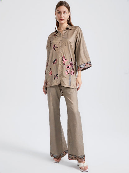 Avenya – Premium Embroidered Co-Ord Set (2-Piece)