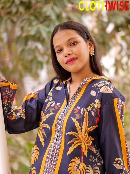Saiyaara – Printed Slub Lawn Co-ord Set