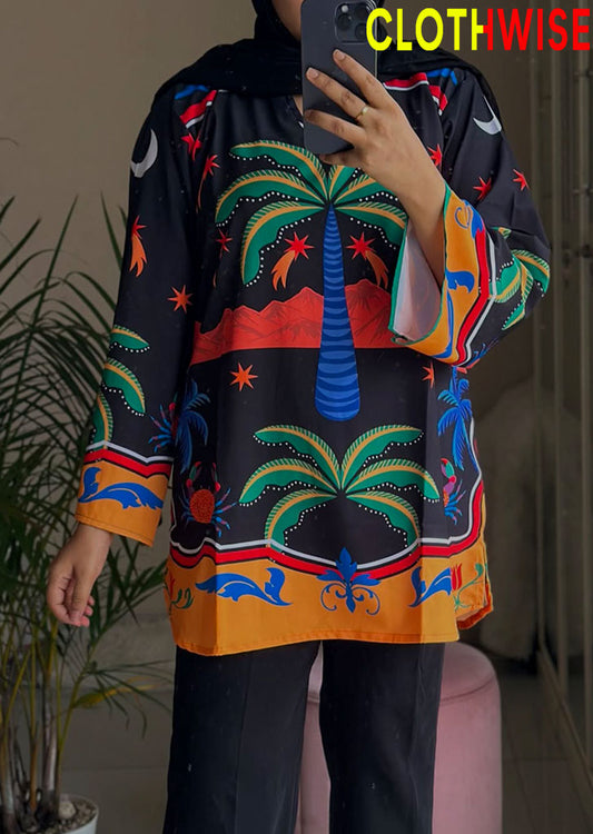Saiyaara – Printed Slub Lawn Co-ord Set