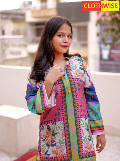 Saiyaara – Printed Slub Lawn Co-ord Set