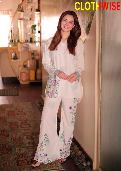 Saiyaara – Printed Slub Lawn Co-ord Set