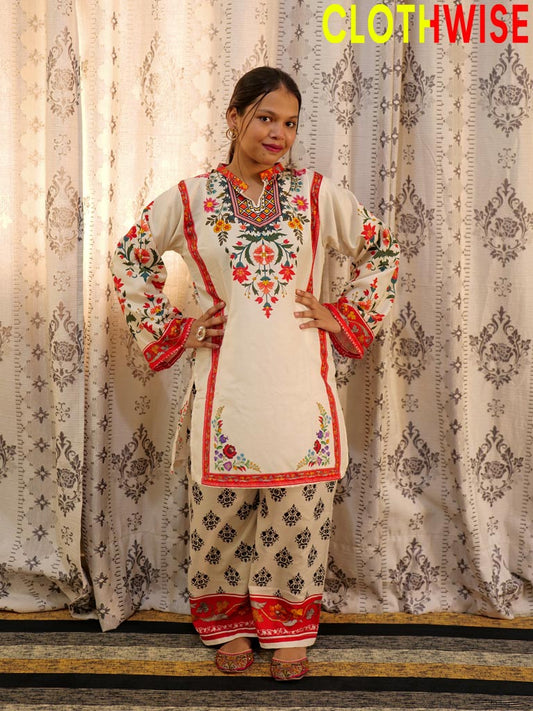 Saiyaara – Printed Slub Lawn Co-ord Set