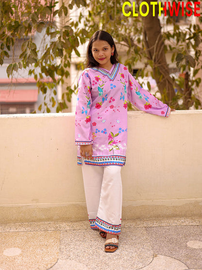 Saiyaara – Printed Slub Lawn Co-ord Set