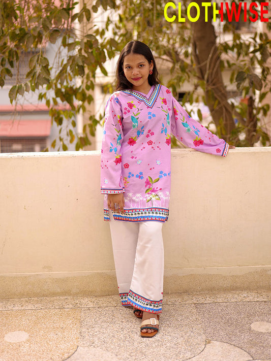 Saiyaara – Printed Slub Lawn Co-ord Set