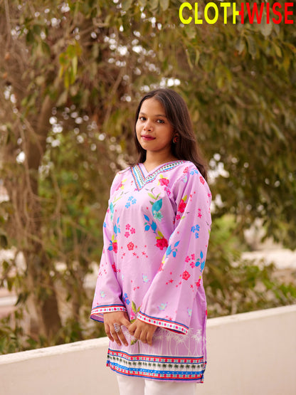 Saiyaara – Printed Slub Lawn Co-ord Set