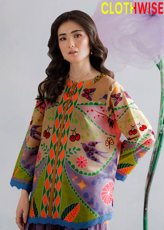 Saiyaara – Printed Slub Lawn Co-ord Set