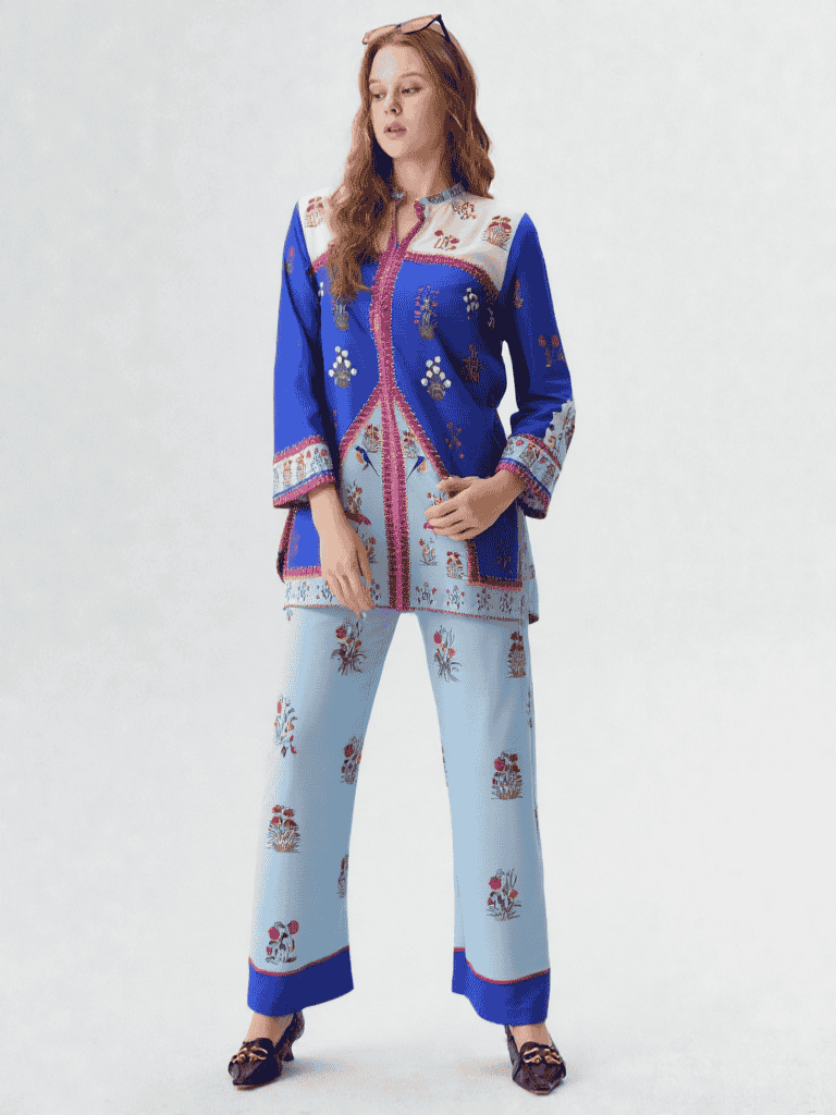 Saiyaara – Printed Slub Lawn Co-ord Set